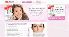 Desktop Screenshot of lifecell-anti-aging.com