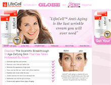 Tablet Screenshot of lifecell-anti-aging.com